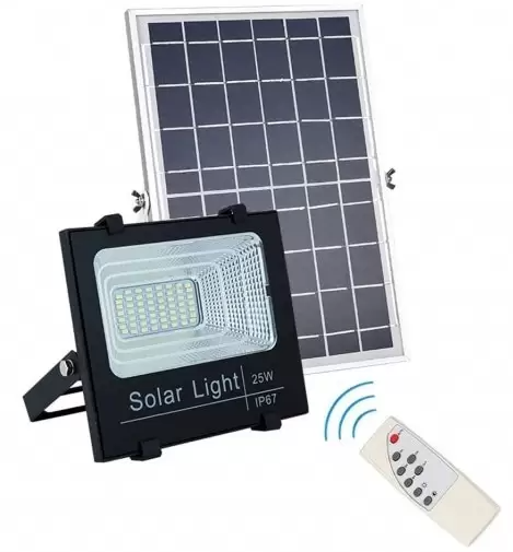 Kit proiector solar 25W cu telecomanda